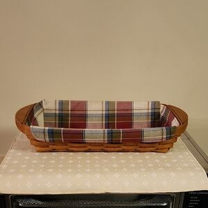 Longaberger Handwoven Bagel Basket